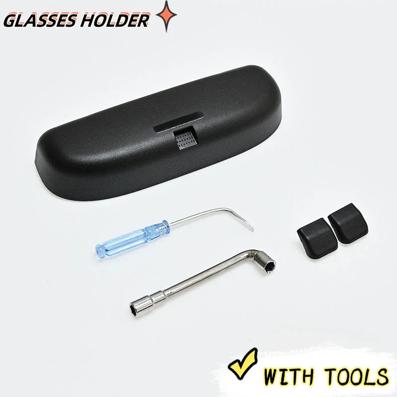 For Land Rover Freelander Discovery 3/4 Evoque Glasses Case ABS Car Sunglass Holder Storage Box Accessories