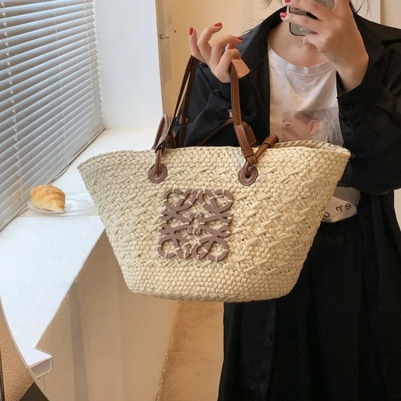 High-End Fashion Leather Tote Bag Women Handbag Designer Classic Shoulder Crossbody Purse Satchel Diaper Bag