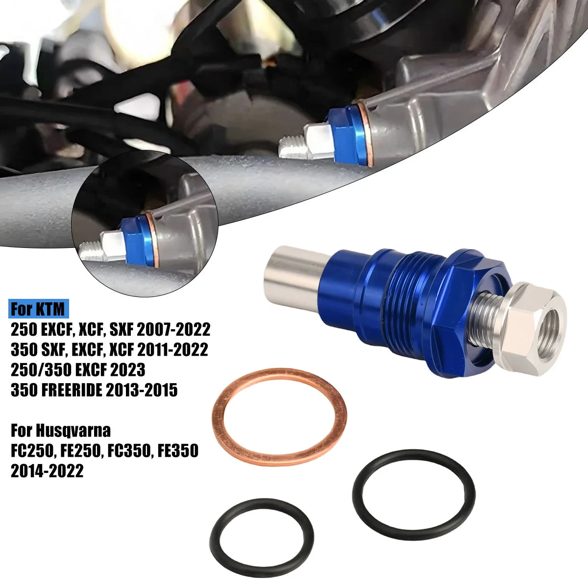 Chain Timing Cam Shaft Drive Tensioner For KTM EXC-F 250 350 2023 EXCF 250 EXC 350F SXF 250 SXF 350 XCF 2011-2022 350 FREERIDE
