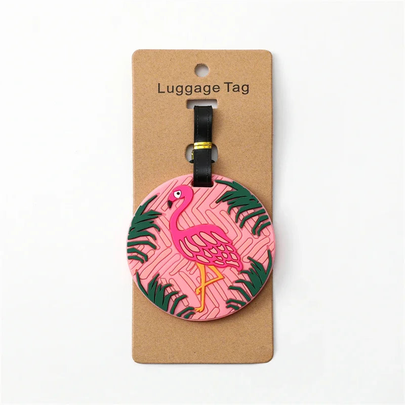 Travel Accessories Luggage Tag Creative Corgi &Cat Suitcase Fashion Style Portable Travel Hanging Tags and Anti Loss Signs
