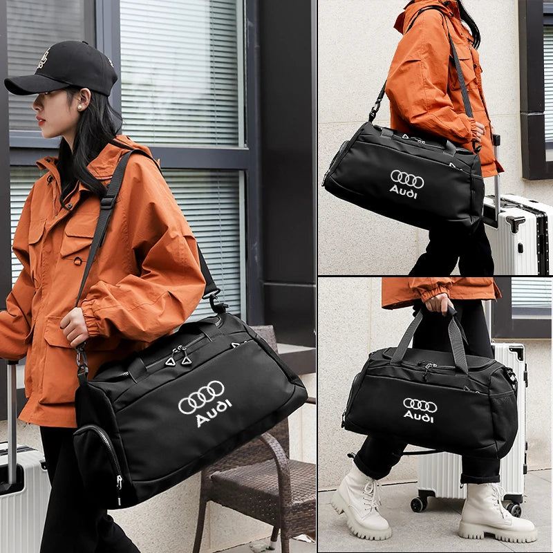 Car Logo Fitness Enthusiast Organiser Travel Storage Bag Tools Box For Audi A1 A3 A4 A5 A6 A7 A8 Q2 Q3 Q5 Q7 Q8 Quattro S7 S8 S3