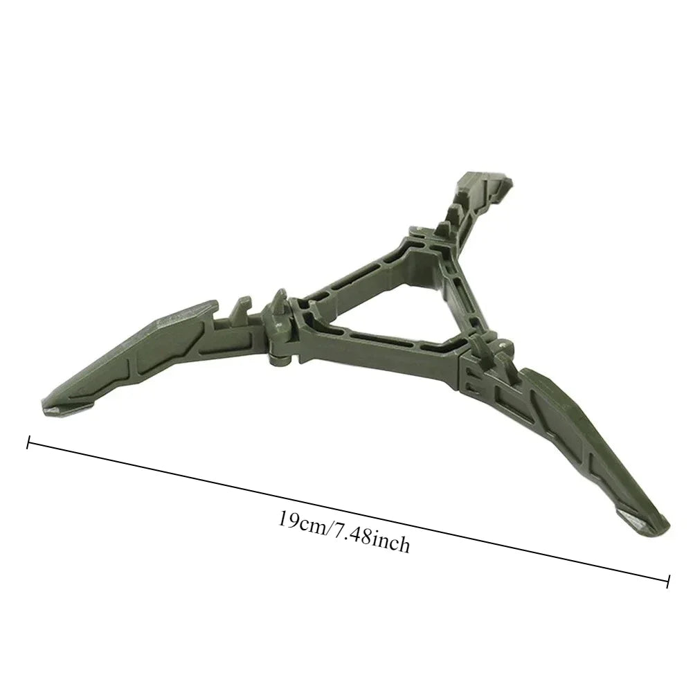 Universal Tripod Folding Canister Stand Nylon Gas Canister Stand Foldable Outdoor Gas Tank Bracket Camping Stove Bottle Stand