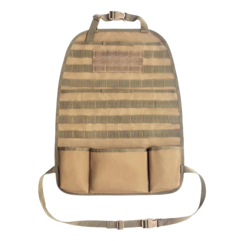 Molle Car Seat Back Organizer Panel Storage Pouch Universal Travel Vehicle Seat Cover Protector EDC Tool Bag Hunting Accessories