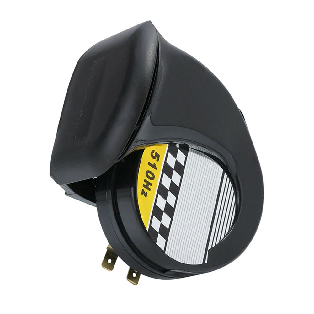 12V Snail Air Horn Loud Universal Motorcycel Horn 130dB 510hz Electric Snail Horn for Motorcycle Car for Motorbike Truck Vehicle