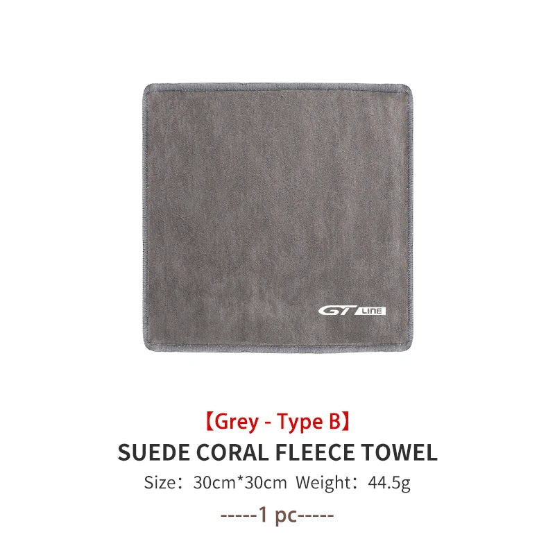 Super Absorbent Car Wash Coral Velvet Towel Cleaning Cloth For Peugeot 206 207 208 508 607 2008 3008 4008 5008 RCZ Rifter