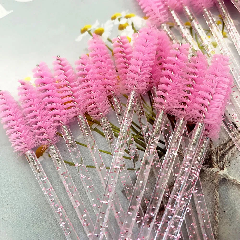 100Pcs Eyelash Brushes Disposable Eyelashes Extension Brush Makeup Tool For Mascara Wands Applicator Spoolers Tools Wholesaler