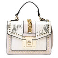 Rivet Snake Pattern Bags for Women 2023 New Luxury Handbags Retro Fashion Western Style Multi-layer Casual Women Crossbody Bag