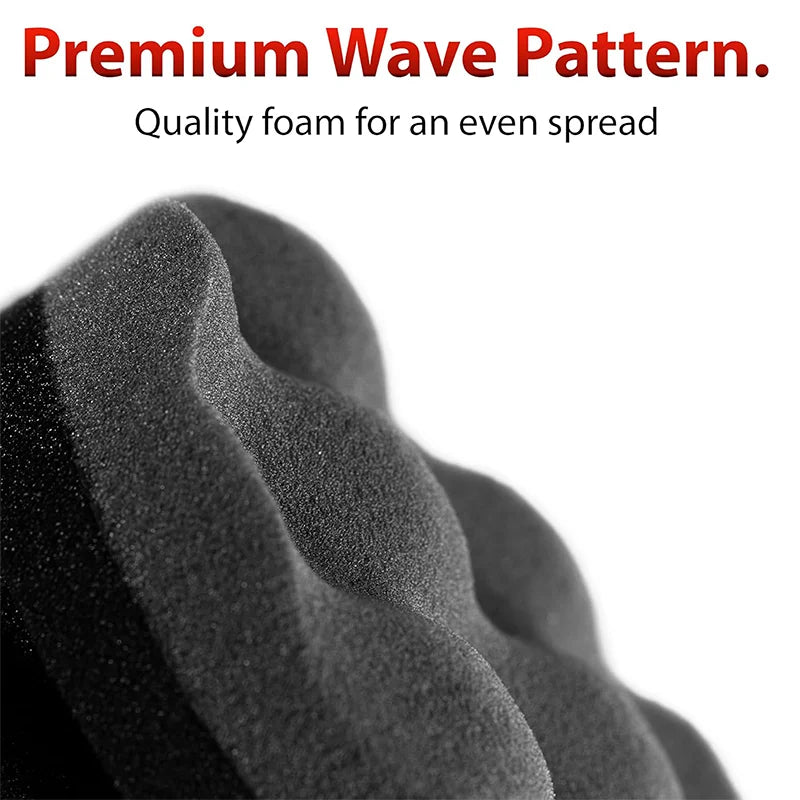 Tire Shine Applicator Pad, Durable and Reusable Hex-Grip Tire Dressing Applicator Pad for Applying Tire Shine
