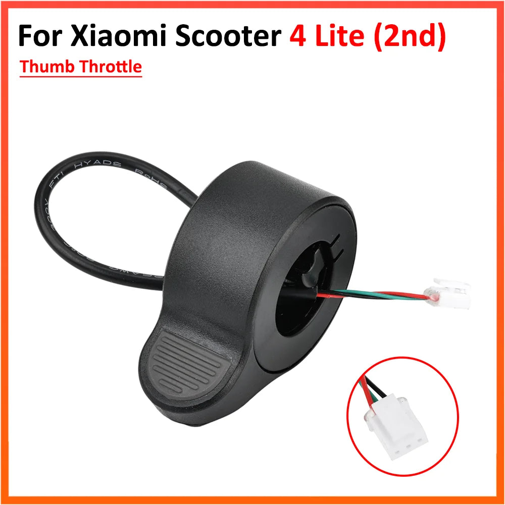 Accelerator Throttle for Xiaomi 4 Lite 2nd Gen Electric Scooter Thumb Speed Controller Right Hand Electronic Button Parts