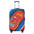 Travel Essential Elastic Luggage Cover Car Print Fits 18-32 Inch Suitcases Durable Dustproof Washable Anti-Scratch