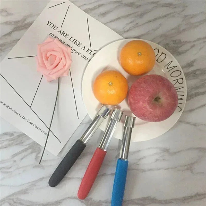 Easy Fruit Core Apple Corer Pitter Pear Bell Twist Fruit Stoner Easy Core Seed Remover pepper Remove Pit Kitchen Tool Gadget