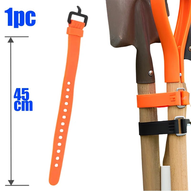 Silicone Reusable Straps Adjustable Cable Ties for Organization  luggage or cargo Outdoor Gear 30/45cm Releasable Fastener Tools