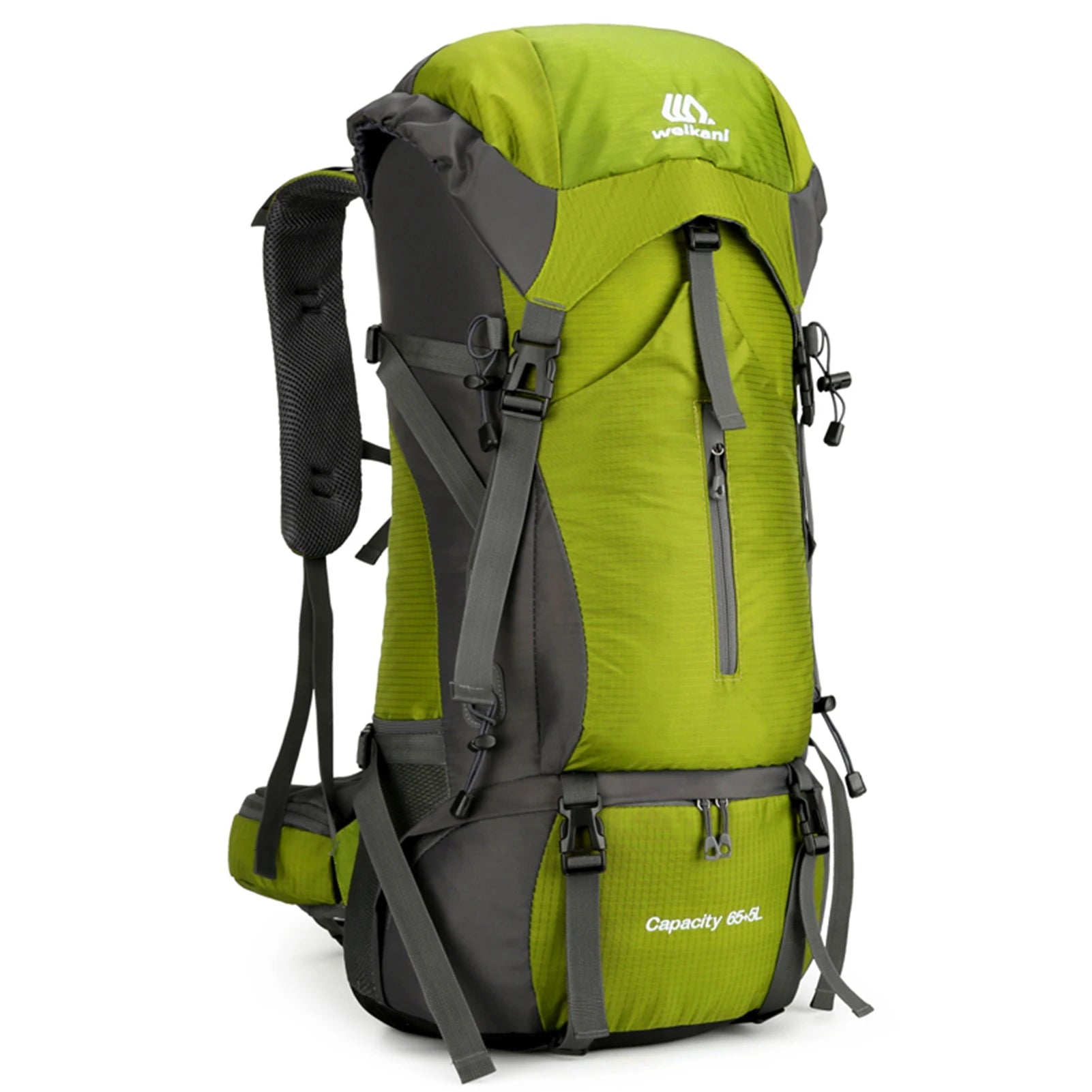 70L Extra Large Backpack for 3-5 Days Water-resistant Climbing Camping Backpack Travel Daypack with Rain Cover