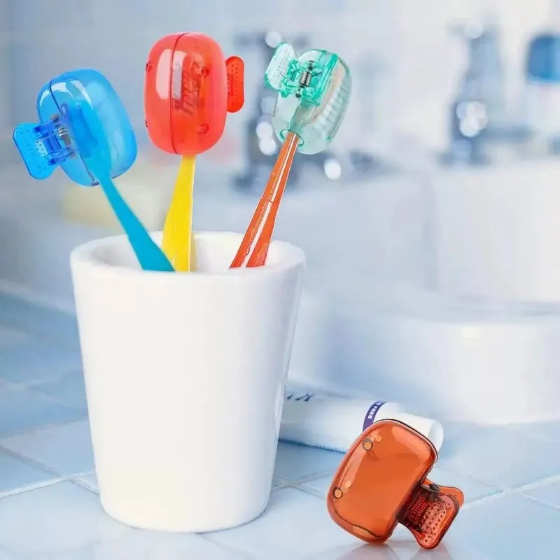 1/2/4/8Pcs/set Portable Toothbrush Cover Holder Health Germproof Toothbrushes Protector Travel Hiking Camping Brush Cap Case