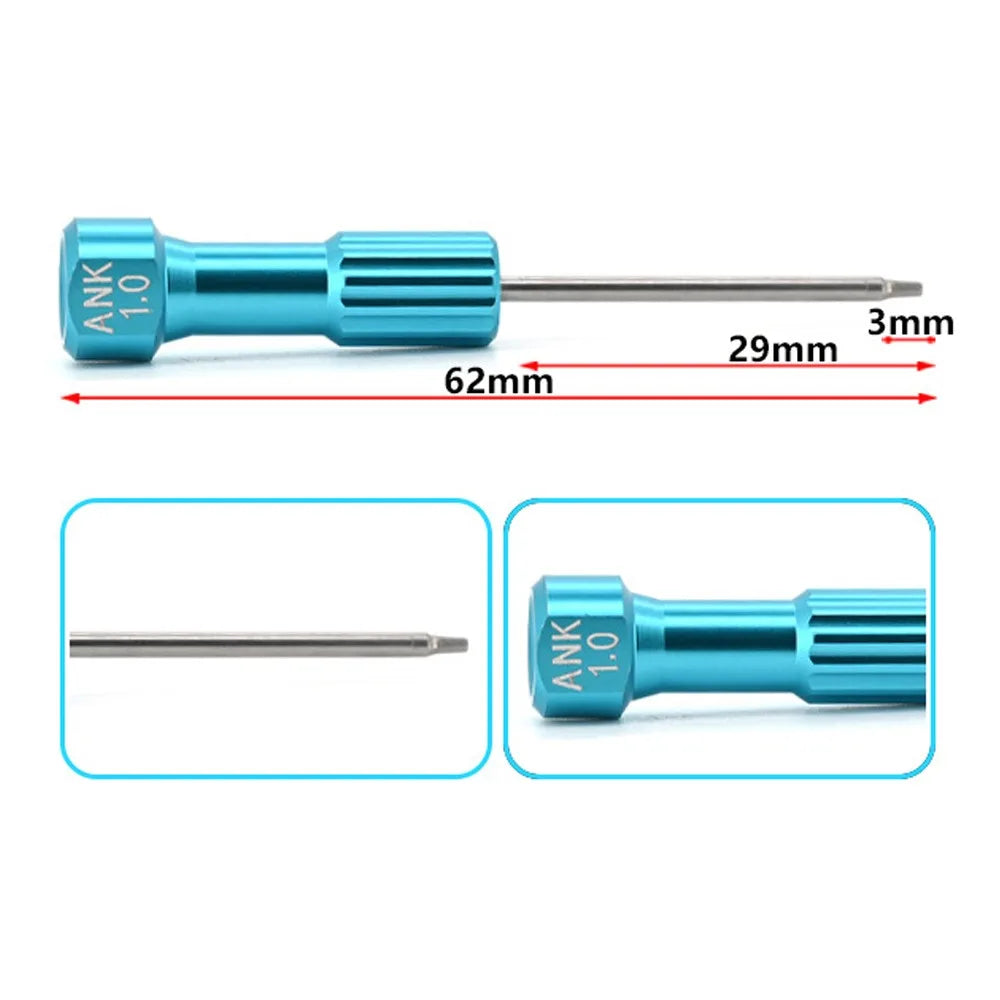 1PC Durable 6.2cm Technician Screwdriver Stainless Steel DIY Tool Kit Multiple Color Micro Screwdriver