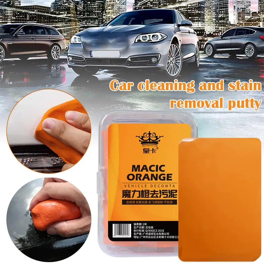 Car Clay Cleaning Bar Detailing Waxing Polish Treatment Car Clean Wash Cleaner Sludge Mud Remove For Decontaminate Clay Car A3l3