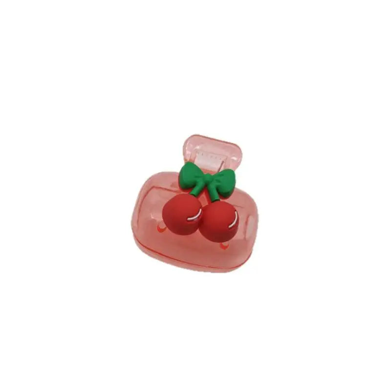 Hot Sale 1/2Pcs Cute Cherry Bow Design Toothbrush Storager  Toothbrush Head Features Dual Holes For Drainage And Ventilation