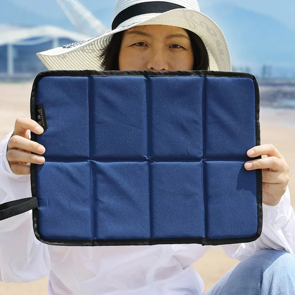 Waterproof Oxford Cloth Sitting Pad - Portable Folding Mat for Hiking/Beach/Picnic, Lightweight Seat Pad with Anti-Dirty Design