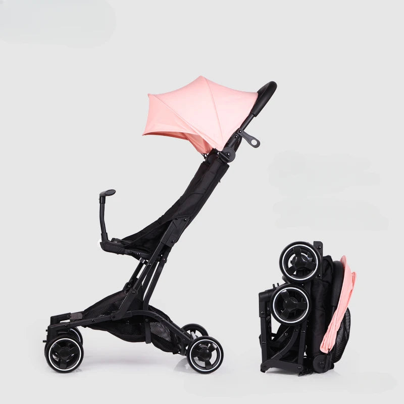 lightweight folding stroller Can sit or lie down Simple portable high landscape baby umbrella stroller Children's stroller