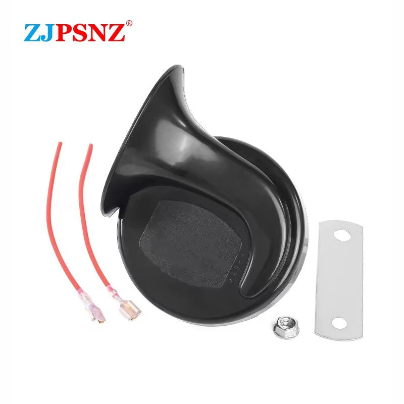 Car Motorcycle Snail Horn 12V 48V 60V 72V 510Hz Electric Air Horn Scooter Truck E-Bike Auto Waterproof Snail Horn Super Sound