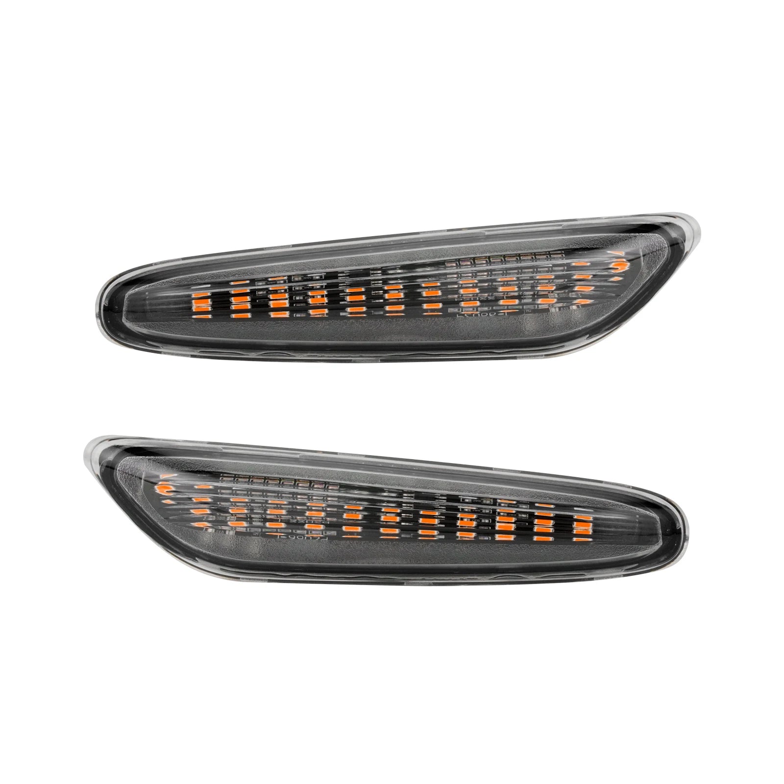 2X Clear Lens Amber LED Side Indicator Turn Signal Repeater Light Lamp For BMW 3 Series E90 E91 E81 E82 E87 E88 Not M-Sport