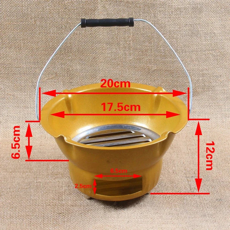 Japanese Style Charcoal Barbecue Grill Thickening Small Stove Home Outdoor Mini BBQ Mud Roast Meat Charbroiler Tool