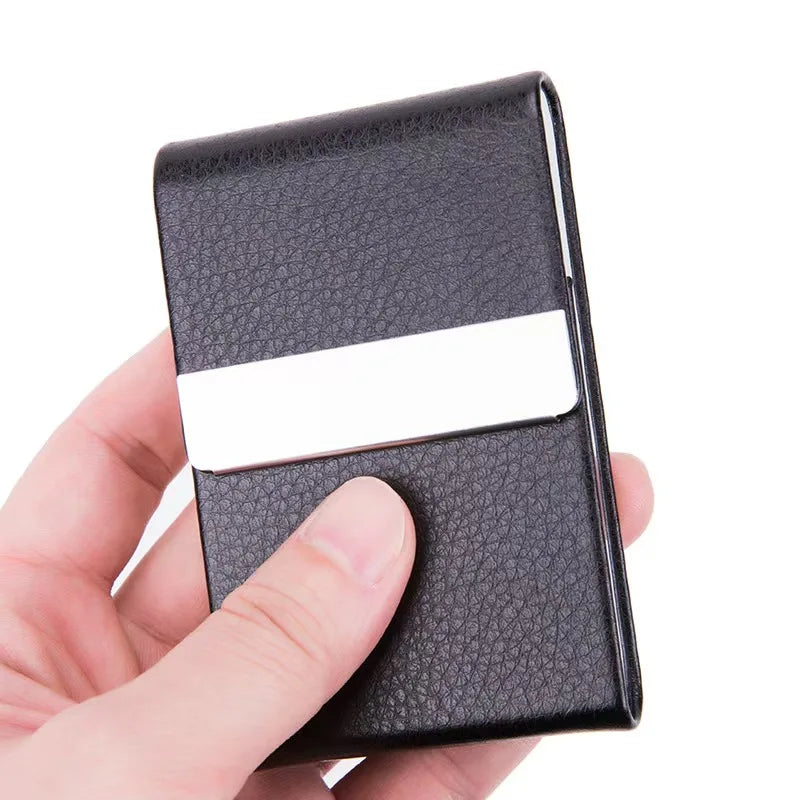Slim 7 Slot Cigarette Case for Women I Automatic Pop-Up Mini Leather Holder l Shockproof Metal Core & Pastel Colors Gift Box
