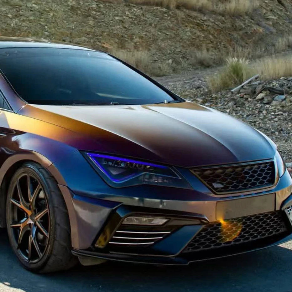 Amber Yellow Angel eyes DRL Boards For Seat Leon MK3 5F Cupra 5F0941475A 5F0941476A Headlight LED 90112019 2217059