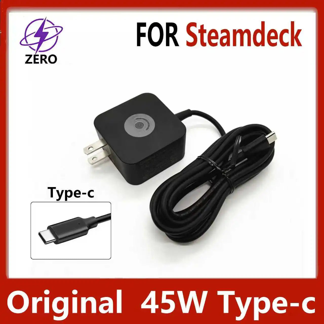 Original 45W USB-C Type-c Game Console Charger for SteamDeck LCD/OLED AA45A-59FKC