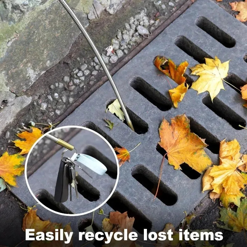 Bendable Magnetic Retrieval Tool Flexible Suction Grabber for Fallen Objects in Drains Pipes Car Repair Workshop