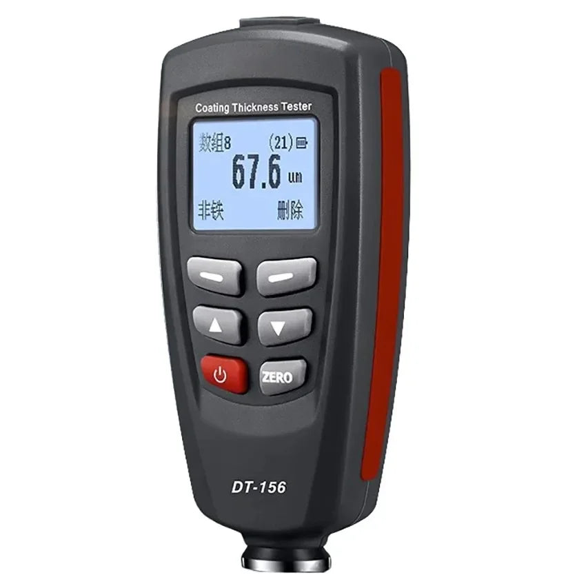 DT-156 1250um Dual Magnetic Eddy Current Micron Coating Thickness  Gauge Meter Tester for Car Paint Metal Automotive