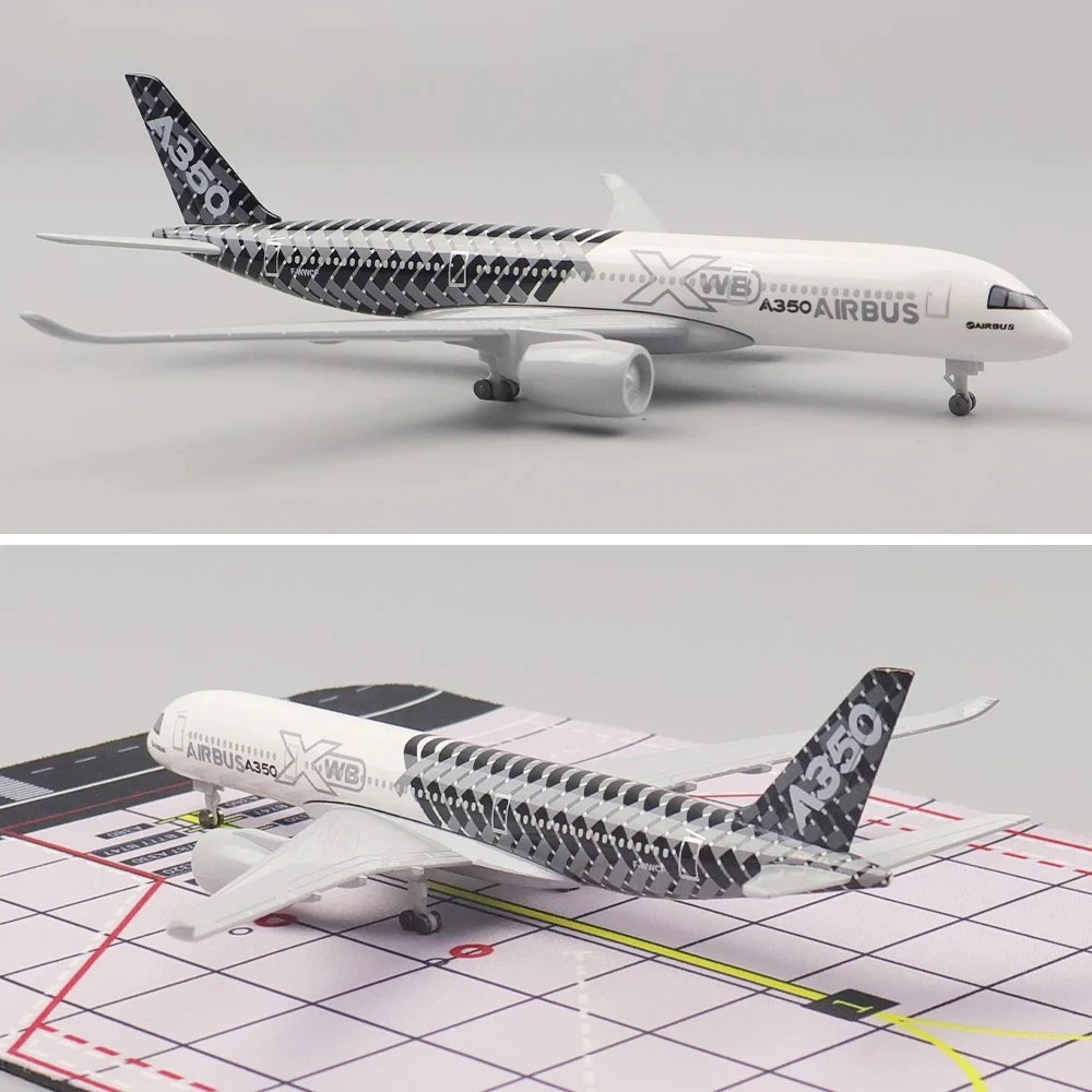 20CM Airplane Toy A350 XWB Airline Model Plane Prototype Airbus A350 Aircraft Alloy Metal Diecast Airplanes Plane for Collection