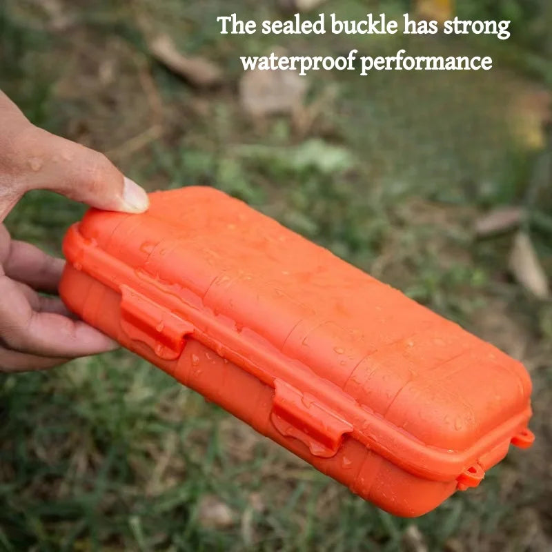 Outdoor Waterproof Survival Sealed Box | Dustproof Shockproof Plastic EDC Tools | Storage Container Case Holder