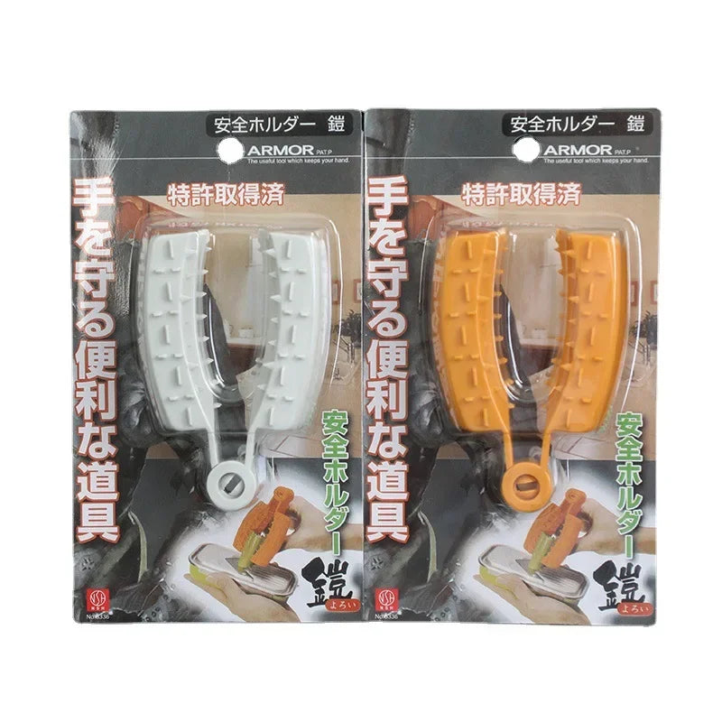 Barbed hand guard clip ground garlic finger protective sleeve kitchen finger non-slip sleeve kitchen gadgets