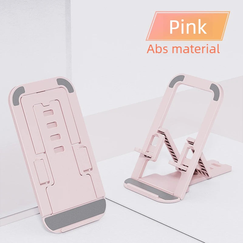 Universal Plastic Foldable Mobile Phone Holder Portable Desktop Adjustable Phone Stand for Iphone 16 15 Xiaomi Desk Lazy Bracket