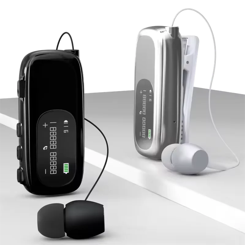K75 Business Wired Bluetooth Earphones play for 20 hours, compatible with all Bluetooth devices, fast charging