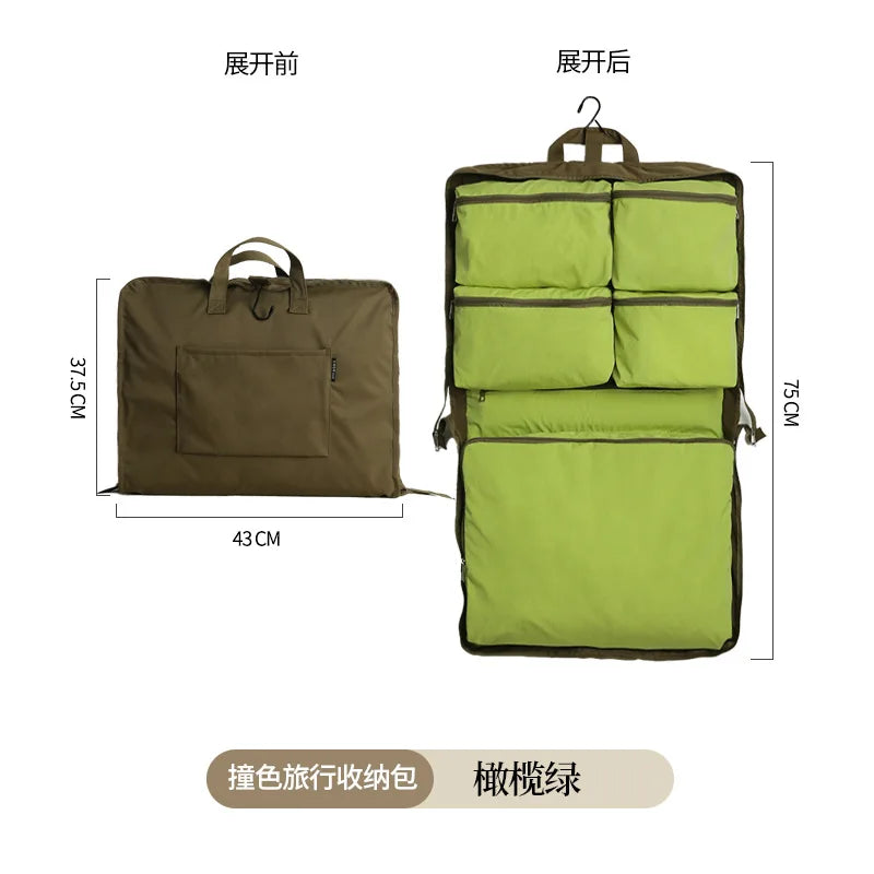 Original Design Travel Bag Large Capacity Lightweight Six In One Storage Fit Over Luggage Handheld Bag For Business Travel