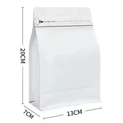 100pcs Wholesale 250g Coffee Bean Powder Bags with Valve Block Bottom 8oz Whey Protein Powder Food Packaging Food Storage Bags
