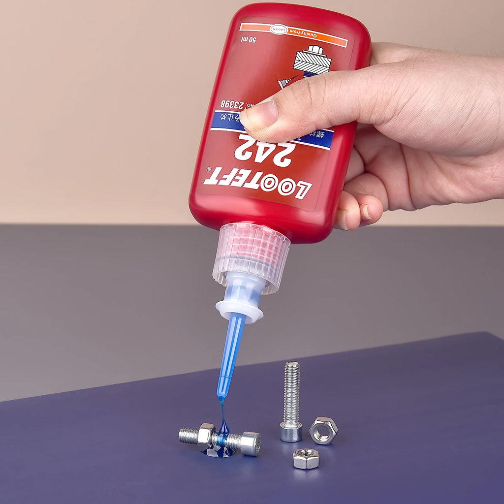 50ml Threadlocker Screw Glue Anaerobic Threadlocker Screw Adhesive Glue Anti-loose Thread Locking Agent Anaerobic Adhesive Caulk