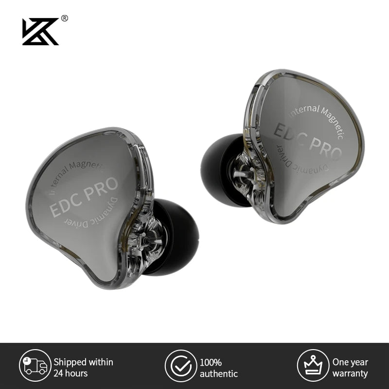 KZ EDC Pro Headset Dynamic In-Ear Monitor HiFi Wired Headphone Bass Stereo Game Music Earbuds Sports Noise Reduction Earphon edx