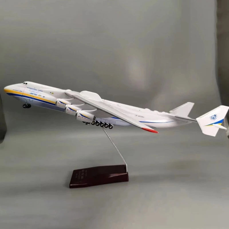 Toy Airplane Resin Plastic Replica Model 1/200 Scale 42cm Antonov An-225 An225 Mriya Transport Aircraft Child Toy Plane Airplane