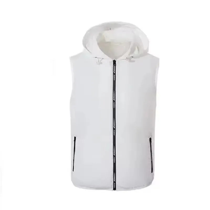 Fan Vest Electric Cool Vest Cooling Fan Vest Air-conditioned Clothes Hiking Cooling High Temperature Work Fishing Vest
