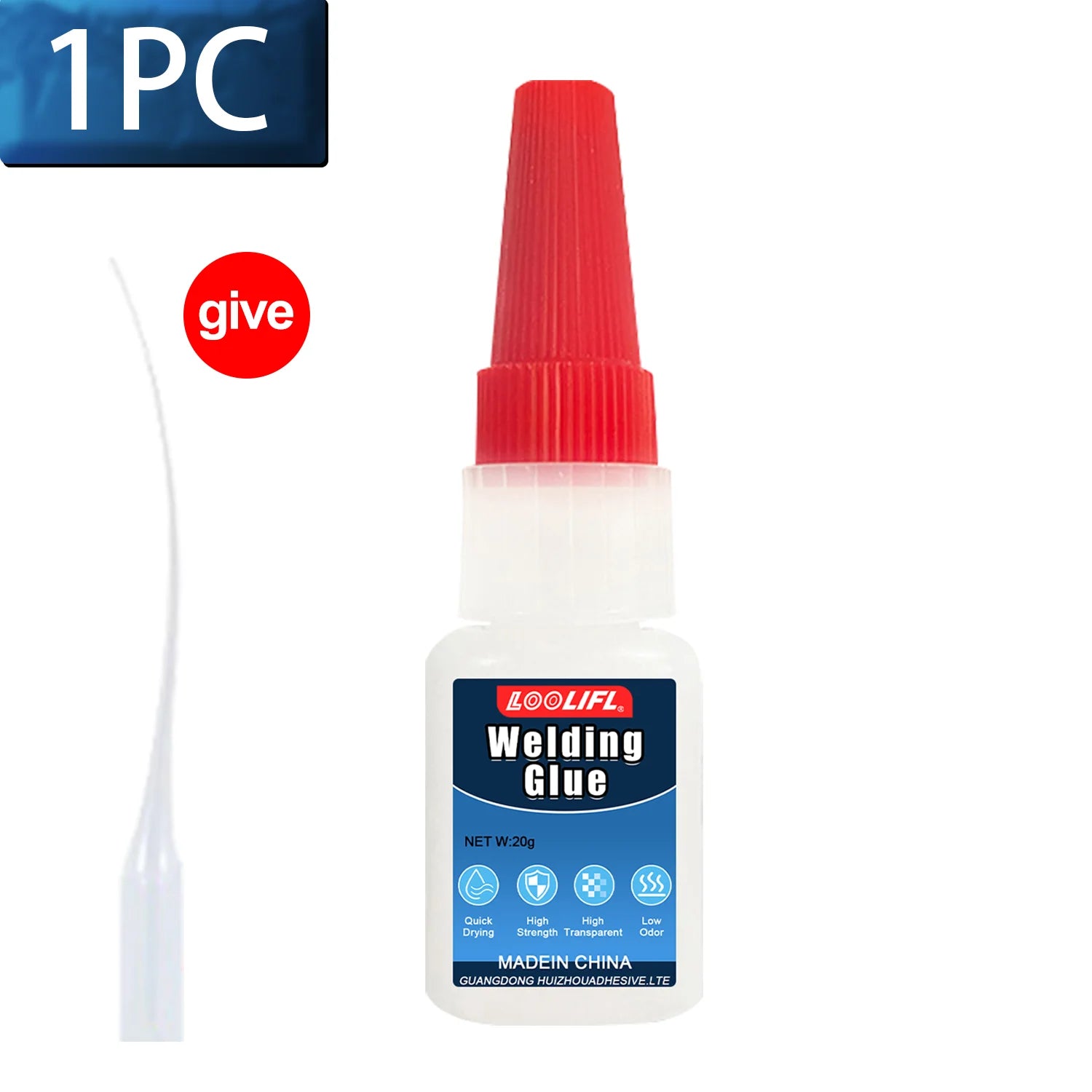 Universal Super Glue Extra Strong Adhesive Quick Drying Cyanoacrylate for Metal Plastic Wood Bonding Ceramic Liquid Glue Tool