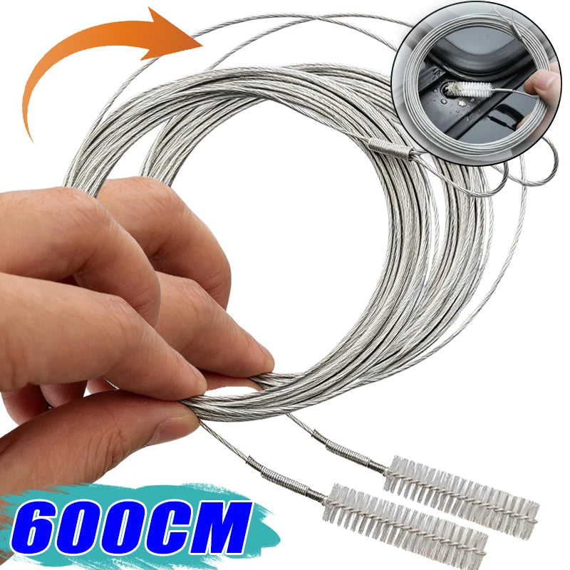 1.5/3/6m Car Drain Dredge Detailing Cleaning Tool Cleaning Scrub Brushes Extended Auto Sunroof Long Hoses Car Accessories