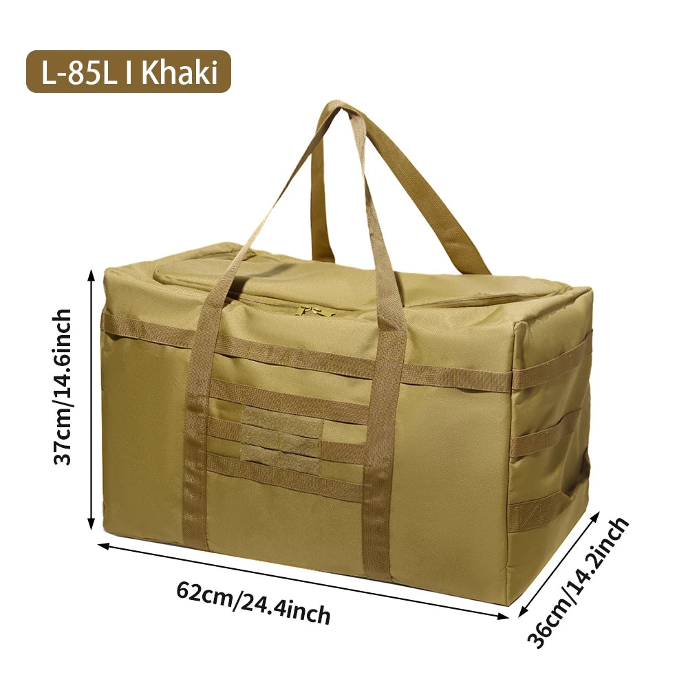 Luggage Duffel Bag Camping Storage Tactical Large Bags Camping Hiking Travel Mountaineering Trip Utility Gym Weekend Dufflel Bag