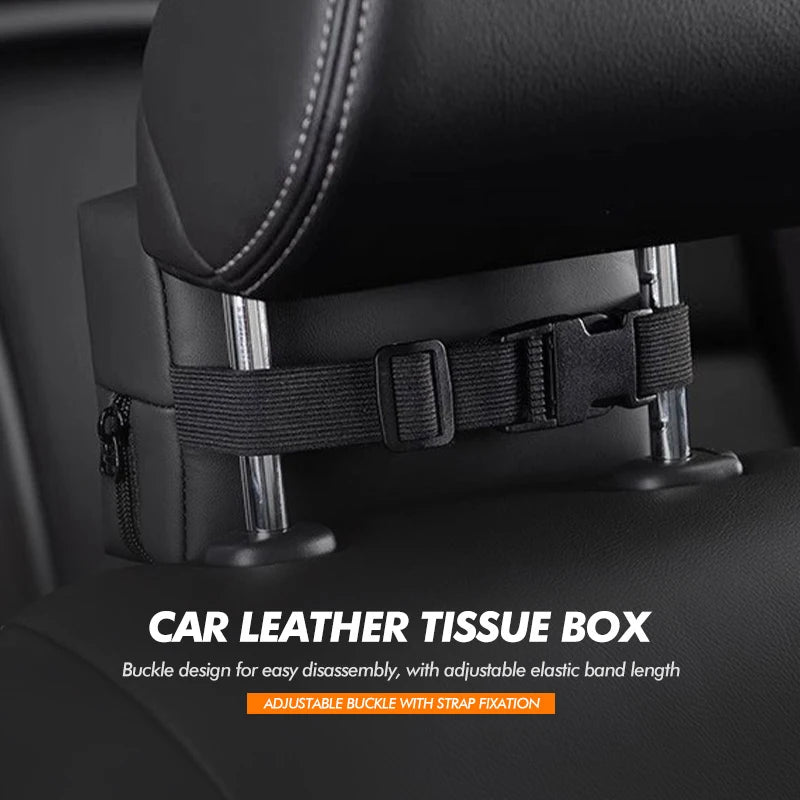 Tissue Storage Box Car Back Seat Holder Headrest Paper Cover For Chery Omoda 5 C5 E5 C9 9 EV PHEV 2024 2025