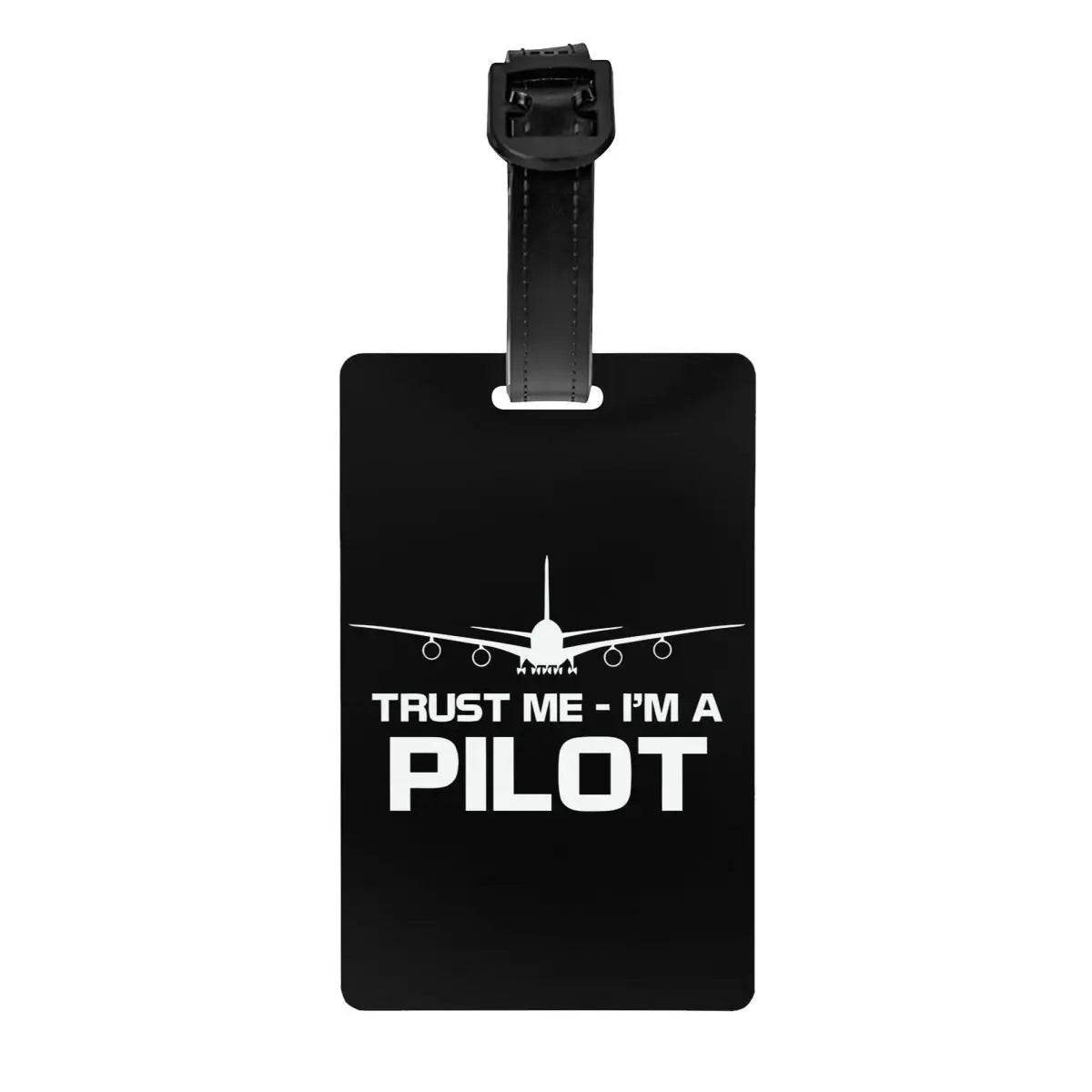 Custom Boeing 777X Captain Stripes Luggage Tags for Suitcases Aviation Aviator Flight Pilot Baggage Tags Privacy Cover ID Label