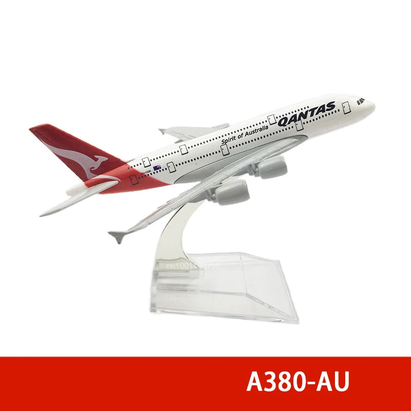 15CM Diecast Alloy A320 330 340 350 380 6Inch Airplane Model
