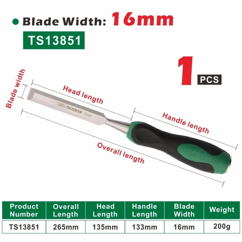 Woodwork Chisel Set DIY Carpenter Tool Flat Woodworking Chisels CR-V Professional Carving Knife Carving Wood Tools