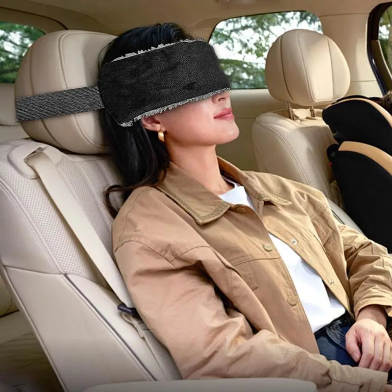 Travel Neck Support Pillow  Airplane Heads Support Pillow Strap  Multi-Purpose Portable Adjustable Soft Noon Break Sleep Pillows